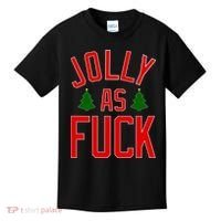 Jolly AF Funny Christmas Kids T-Shirt thumb 0