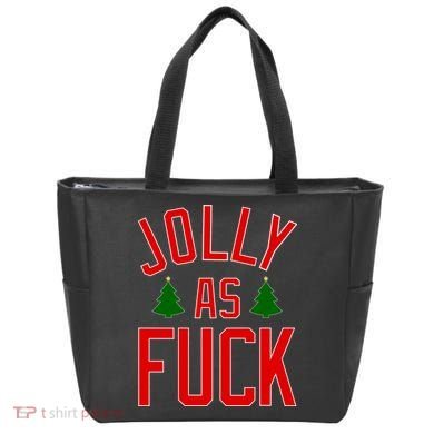 Jolly AF Funny Christmas Tote Bag