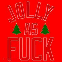 Jolly AF Funny Christmas Santa Hat thumb 1