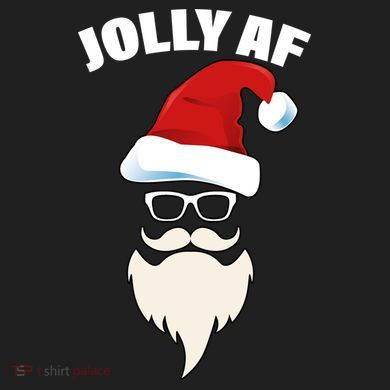 Jolly Af Hipster Santa Five-Panel Snapback Cap