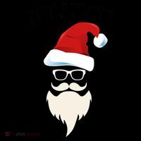 Jolly Af Hipster Santa Coffee Mug thumb 5