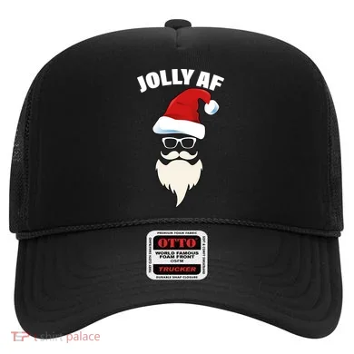 Jolly Af Hipster Santa Hat