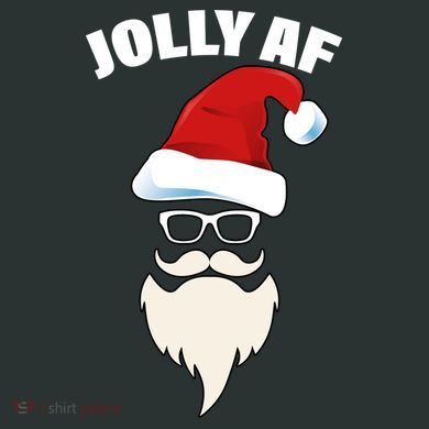Jolly Af Hipster Santa Infant Baby Jersey Bodysuit