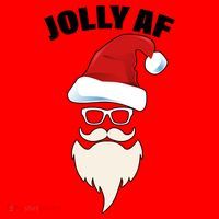 Jolly Af Hipster Santa Santa Hat thumb 1