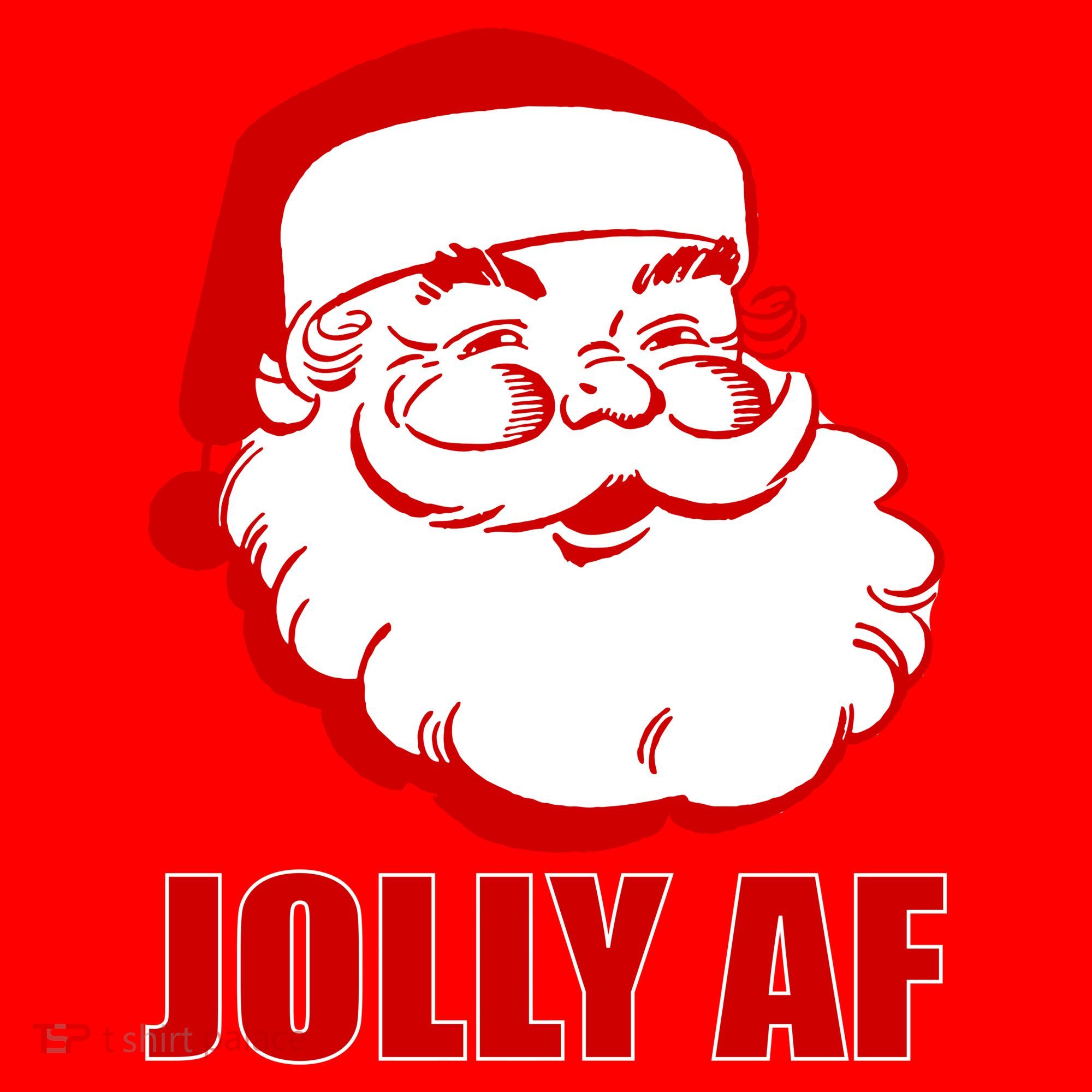 Jolly AF Santa Christmas Santa Hat