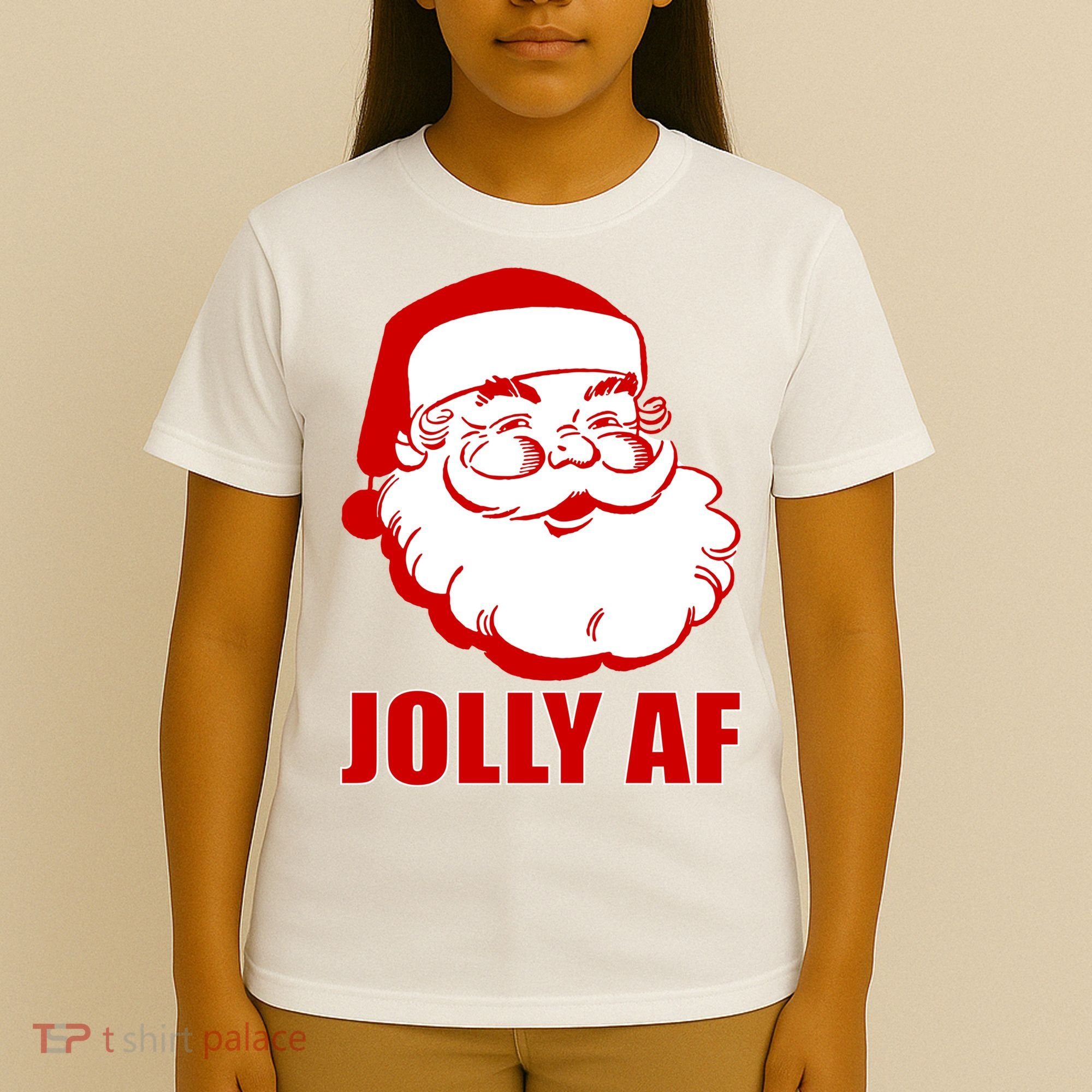 Jolly AF Santa Christmas T-Shirt