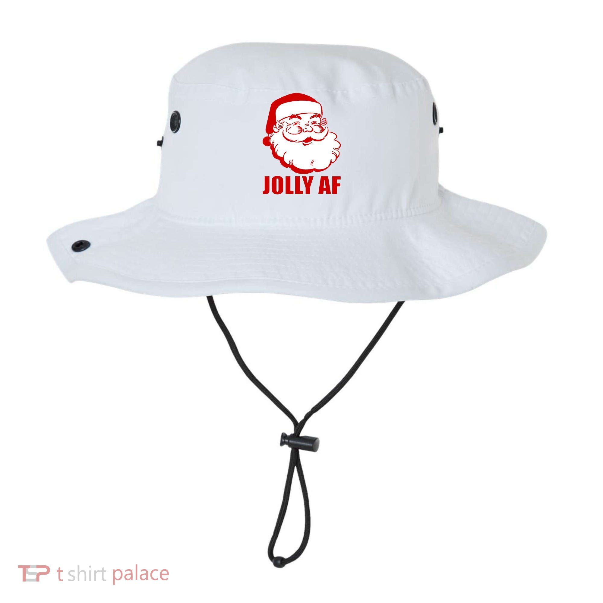 Jolly AF Santa Christmas Bucket Hat