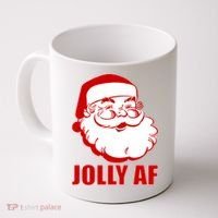 Jolly AF Santa Christmas Coffee Mug thumb 0