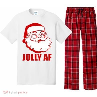 Jolly AF Santa Christmas Pajama Set