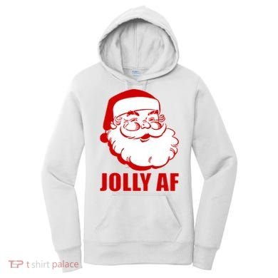 Jolly AF Santa Christmas Women's Hoodie