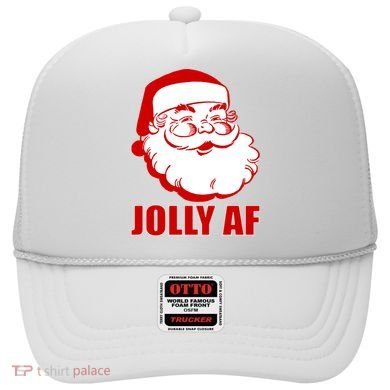 Jolly AF Santa Christmas Hat