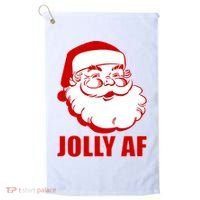 Jolly AF Santa Christmas Golf Towel thumb 0
