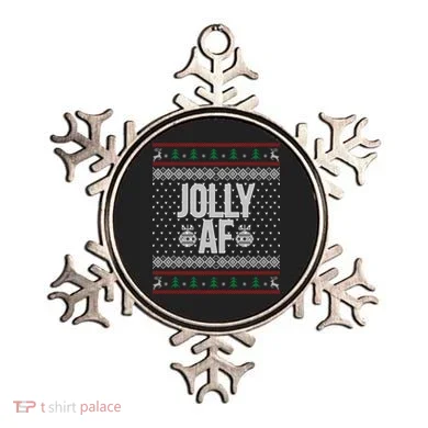 Jolly AF Ugly Christmas Ornament