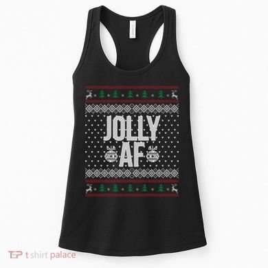 Jolly AF Ugly Christmas Women's Tank Top