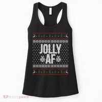 Jolly AF Ugly Christmas Women's Tank Top thumb 0