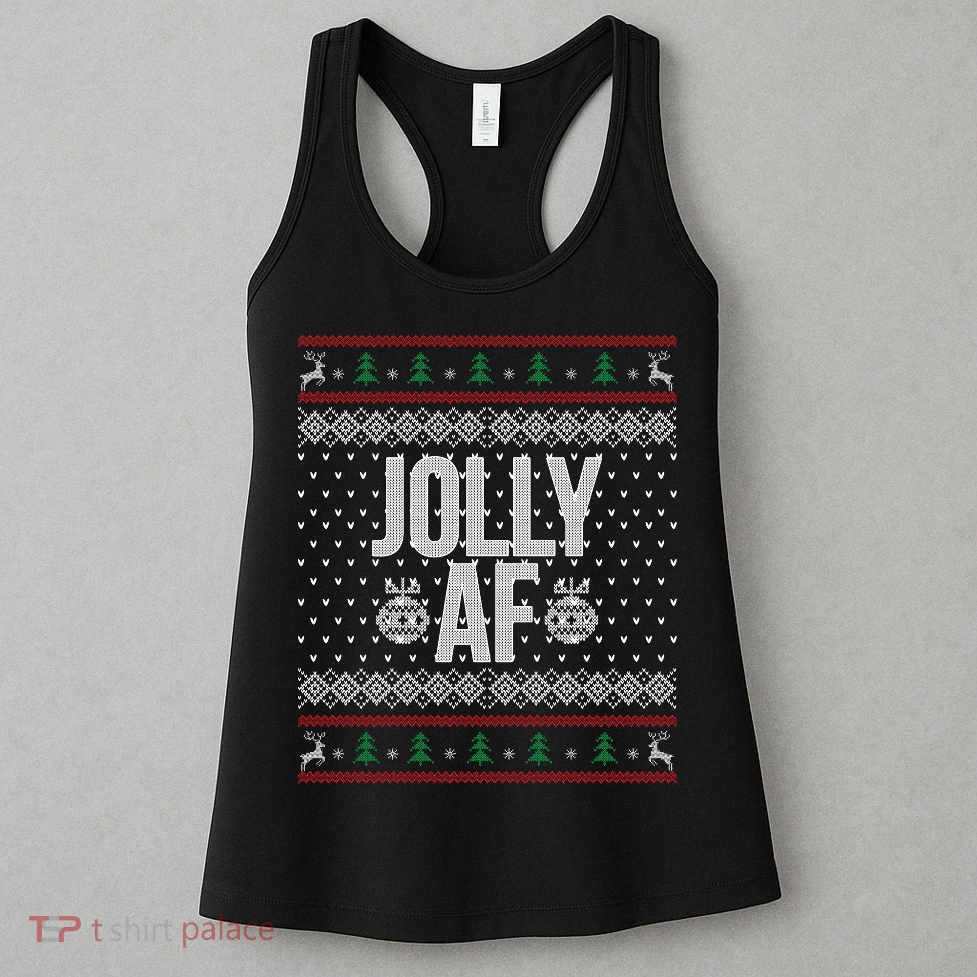 Jolly AF Ugly Christmas Women's Tank Top