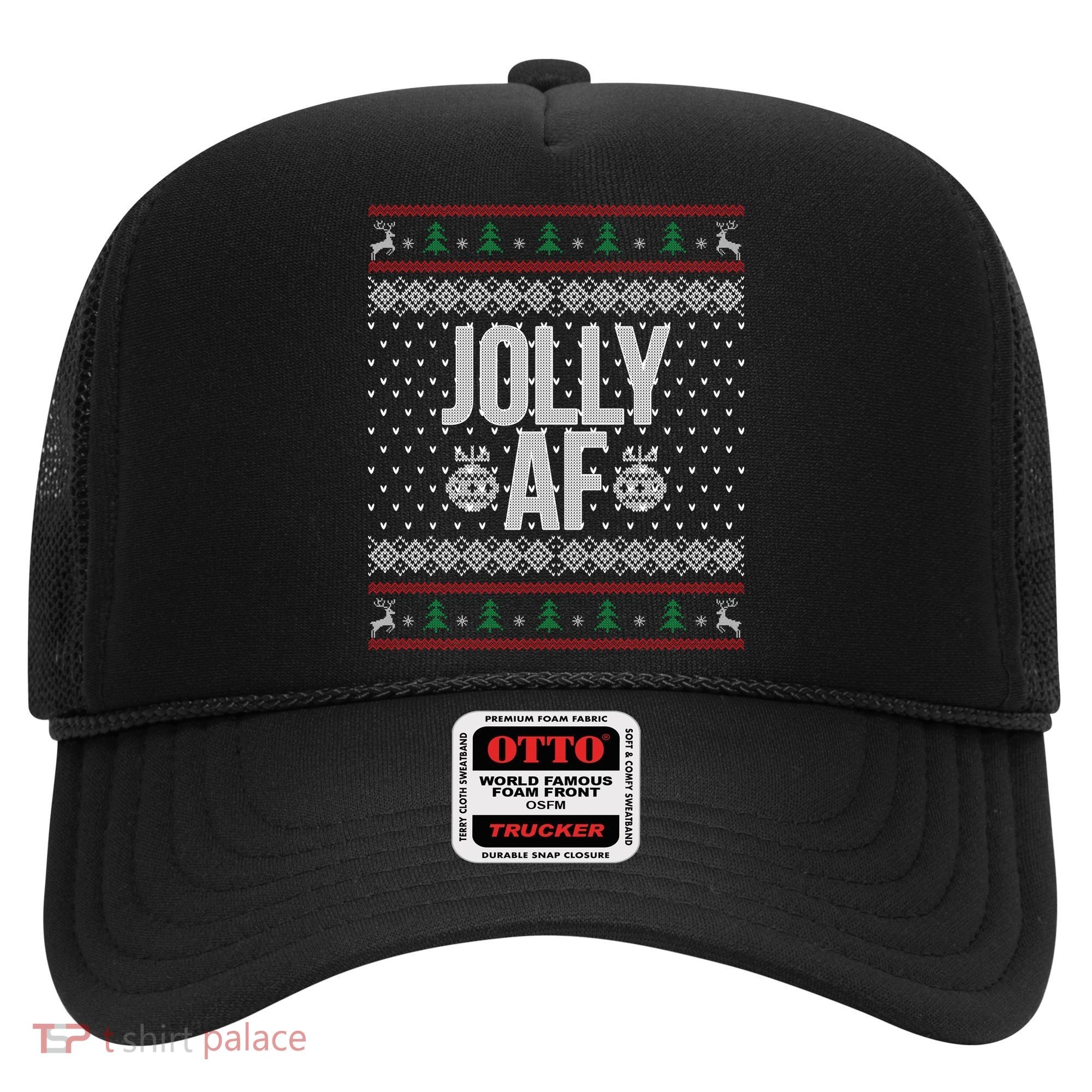 Jolly AF Ugly Christmas Hat