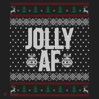 Jolly AF Ugly Christmas Hat thumb 2