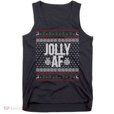 Jolly AF Ugly Christmas Tank Top