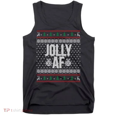 Jolly AF Ugly Christmas Tank Top