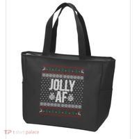 Jolly AF Ugly Christmas Tote Bag thumb 3