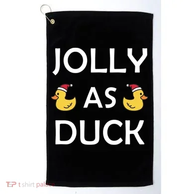 Jolly As Duck Golf Towel