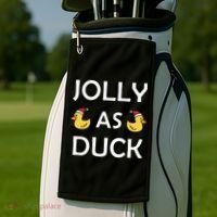 Jolly As Duck Golf Towel thumb 2