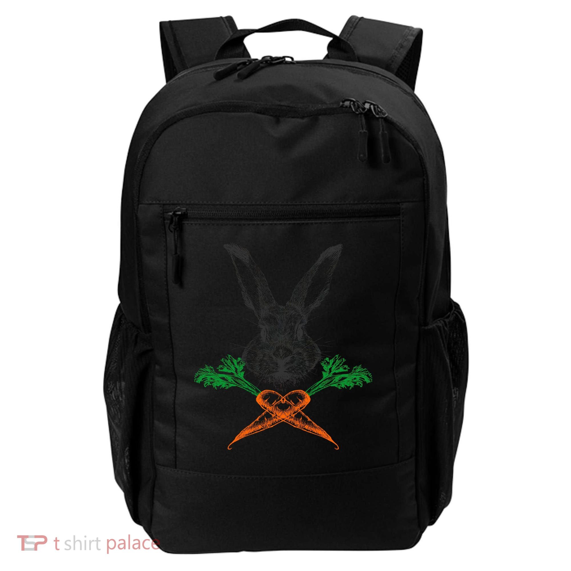 Jolly Roger Easter Bunny Crossbone Carrots Rabbit Backpack