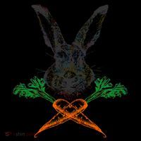 Jolly Roger Easter Bunny Crossbone Carrots Rabbit Backpack thumb 2