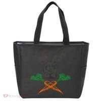 Jolly Roger Easter Bunny Crossbone Carrots Rabbit Tote Bag thumb 0