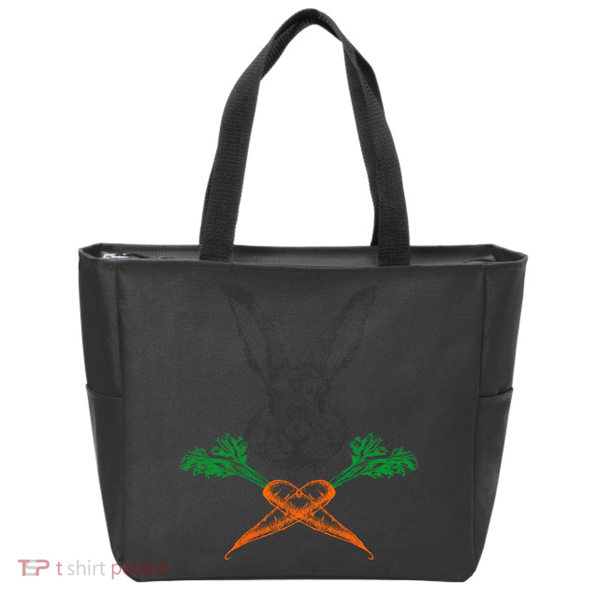 Jolly Roger Easter Bunny Crossbone Carrots Rabbit Tote Bag