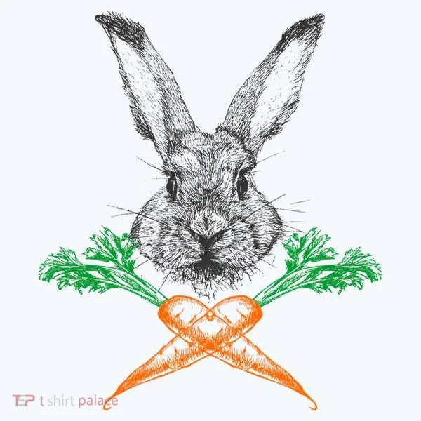 Jolly Roger Easter Bunny Crossbone Carrots Rabbit Doggie Tank