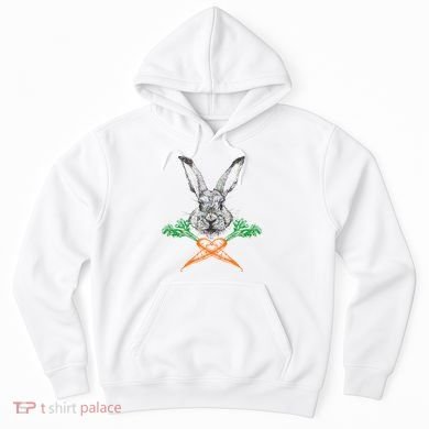 Jolly Roger Easter Bunny Crossbone Carrots Rabbit Hoodie