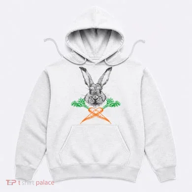 Jolly Roger Easter Bunny Crossbone Carrots Rabbit Hoodie