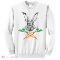 Jolly Roger Easter Bunny Crossbone Carrots Rabbit Sweatshirt thumb 0
