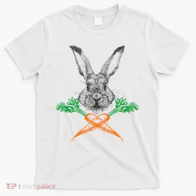 Jolly Roger Easter Bunny Crossbone Carrots Rabbit T-Shirt