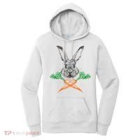 Jolly Roger Easter Bunny Crossbone Carrots Rabbit Women's Hoodie thumb 0