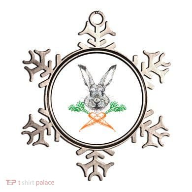 Jolly Roger Easter Bunny Crossbone Carrots Rabbit Ornament