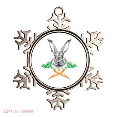 Jolly Roger Easter Bunny Crossbone Carrots Rabbit Ornament