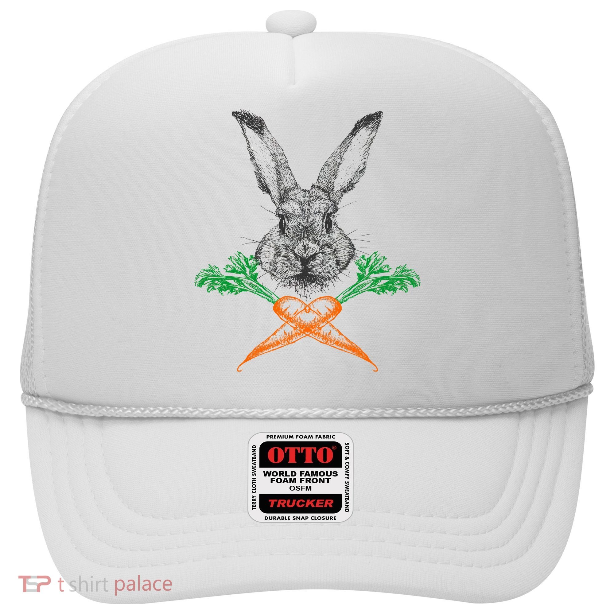 Jolly Roger Easter Bunny Crossbone Carrots Rabbit Hat