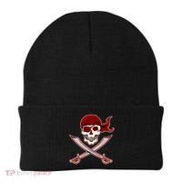 Jolly Roger Pirate Skull Flag Logo Beanie thumb 0