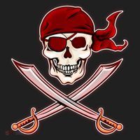 Jolly Roger Pirate Skull Flag Logo Beanie thumb 2