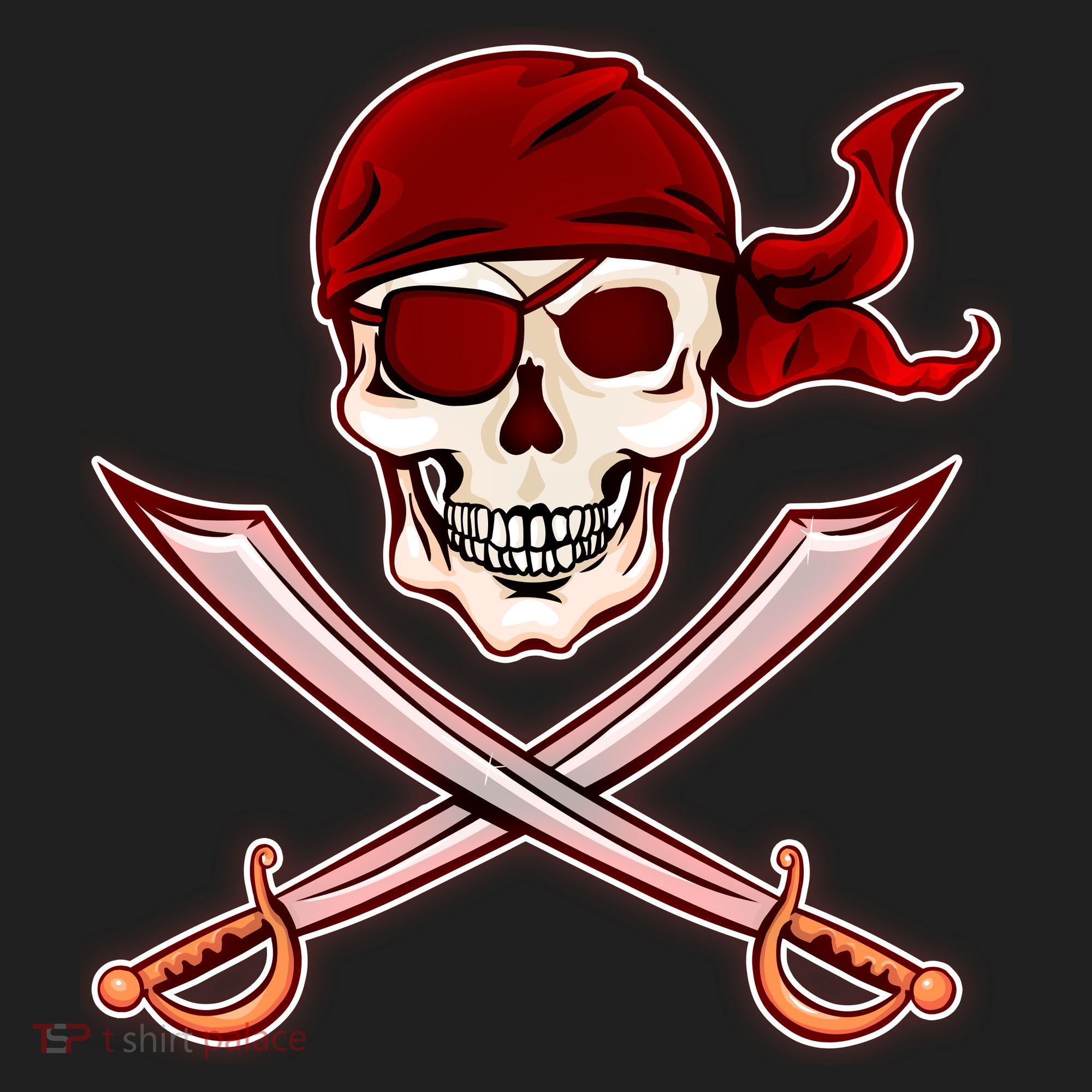 Jolly Roger Pirate Skull Flag Logo Beanie