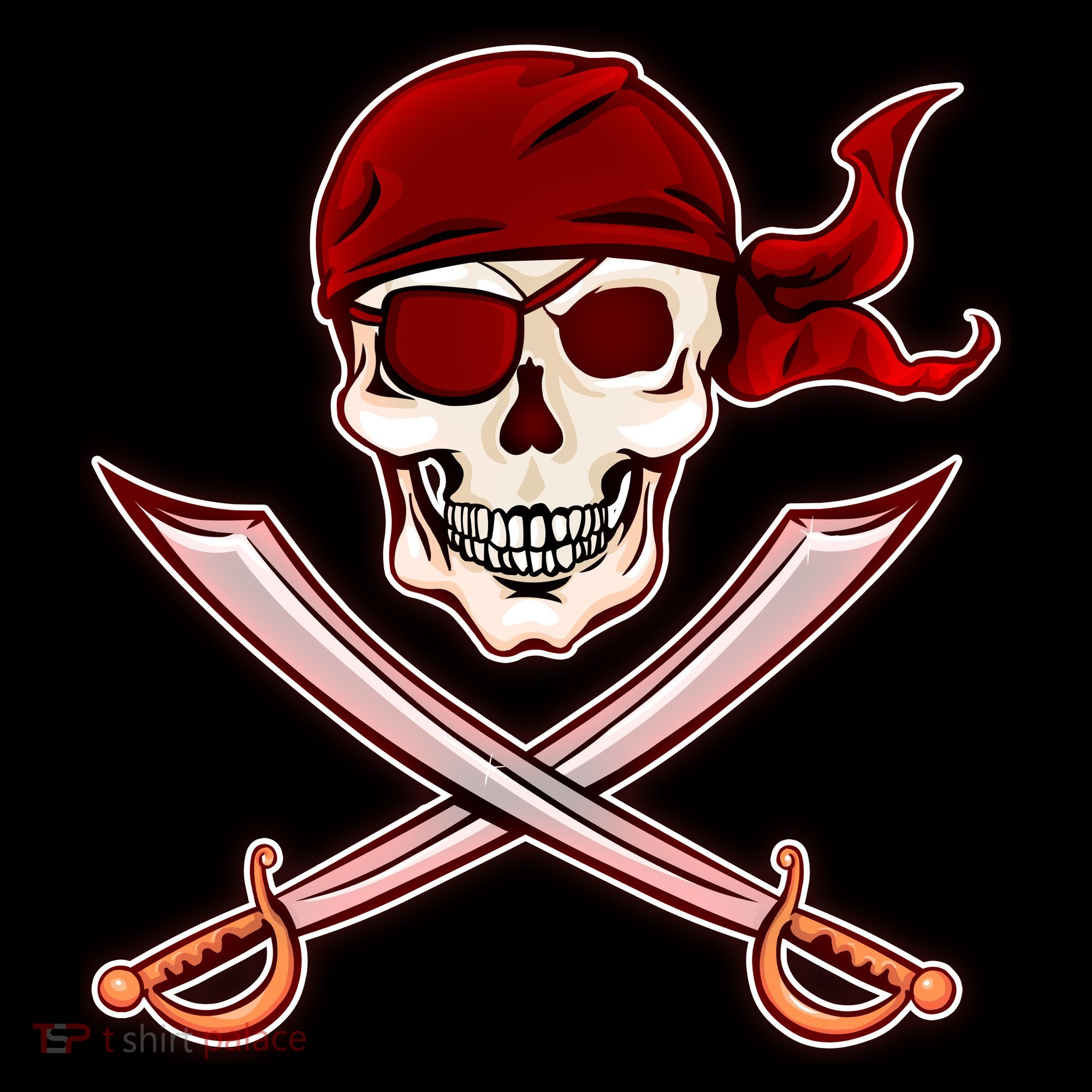 Jolly Roger Pirate Skull Flag Logo Women's Hoodie
