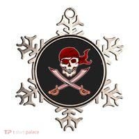 Jolly Roger Pirate Skull Flag Logo Ornament thumb 0