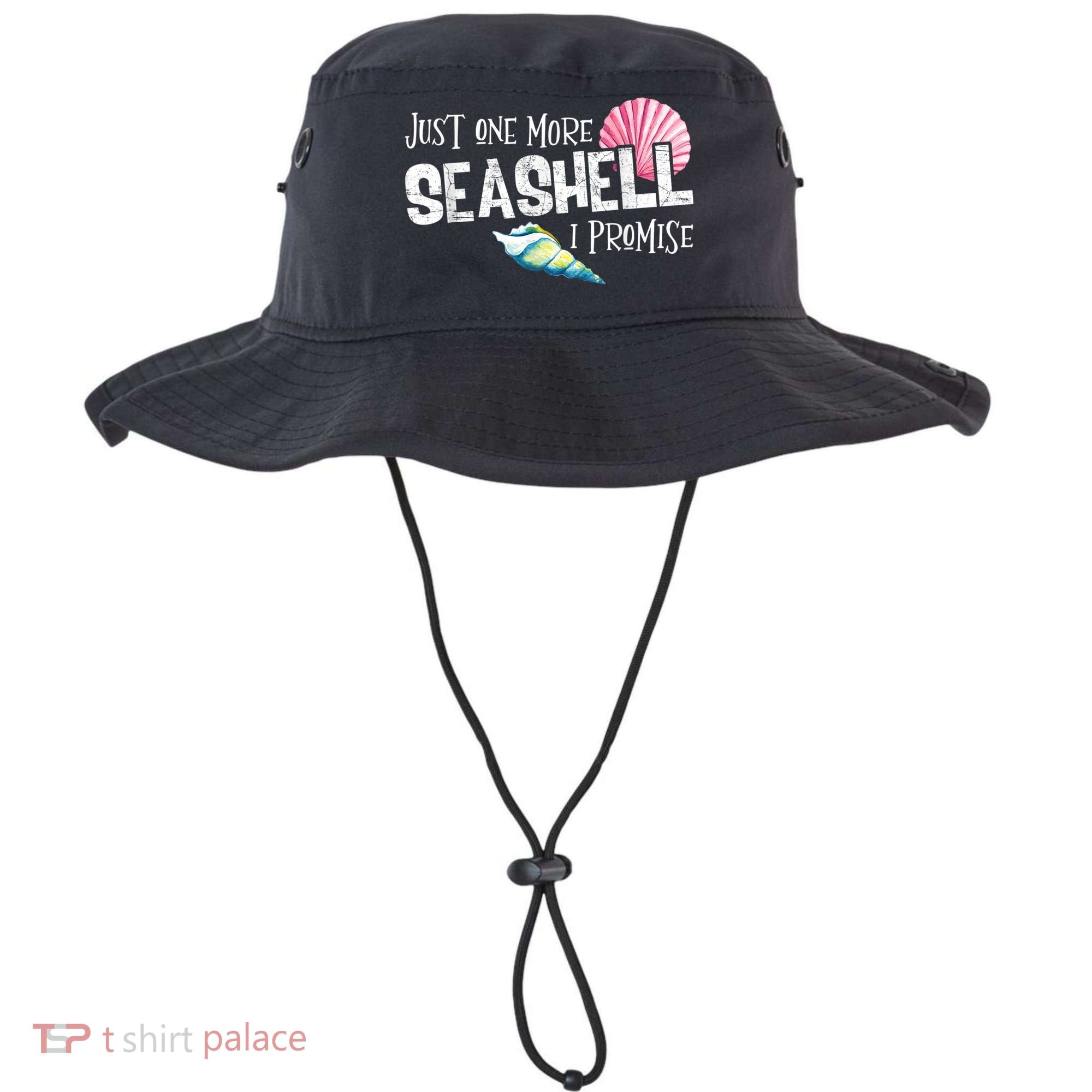 Just One More Seashell I Promise Beach Conch Collector Bucket Hat