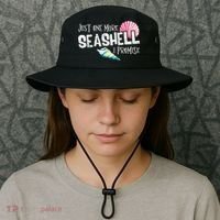 Just One More Seashell I Promise Beach Conch Collector Bucket Hat thumb 3