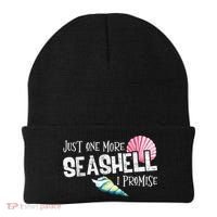 Just One More Seashell I Promise Beach Conch Collector Beanie thumb 0