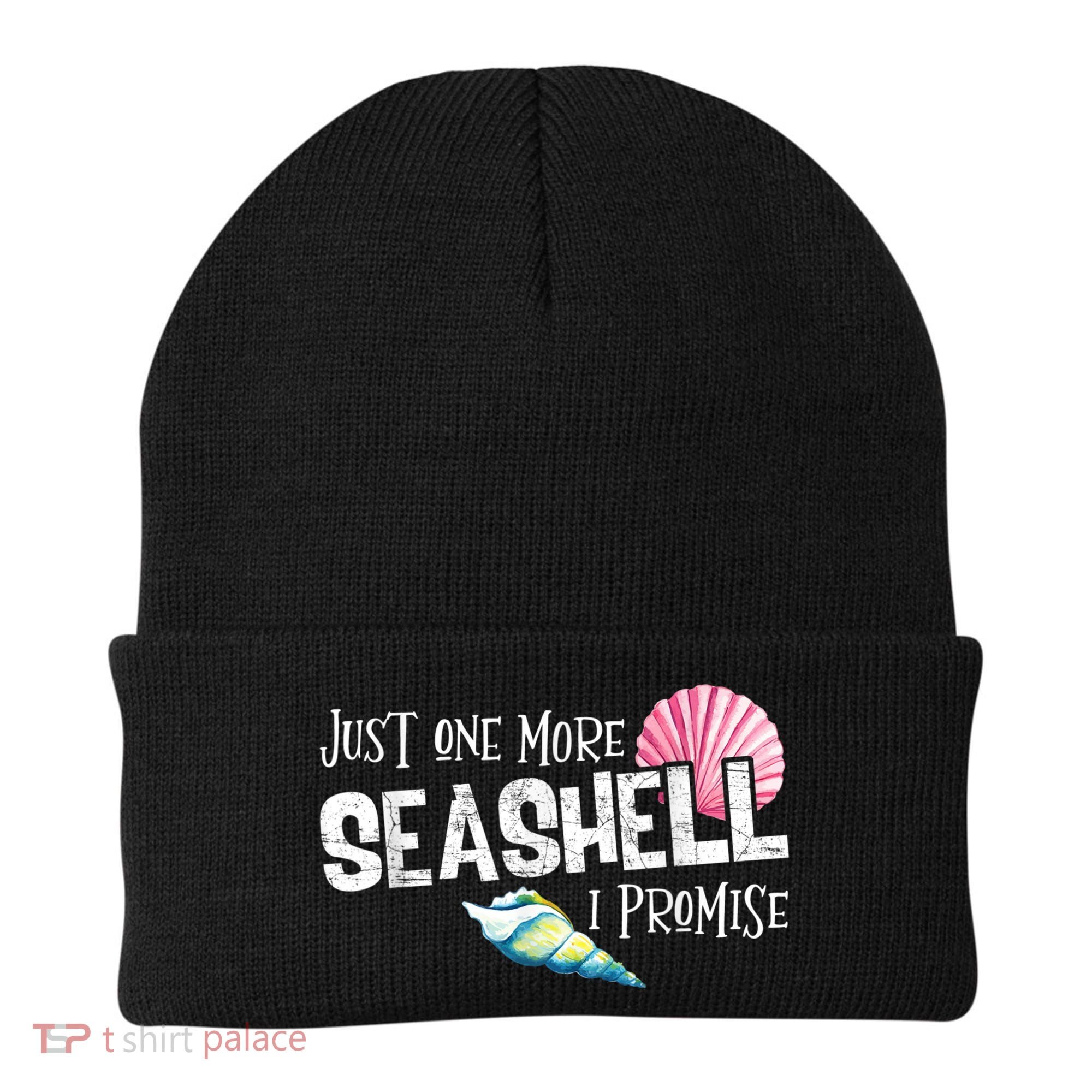 Just One More Seashell I Promise Beach Conch Collector Beanie