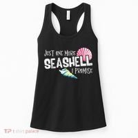 Just One More Seashell I Promise Beach Conch Collector Women's Tank Top thumb 0